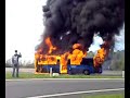Burning bus A 28 Groningen