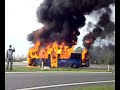 Burning bus A 28 Groningen