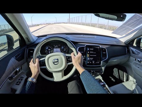 2021 volvo xc90 t6 inscription pov driving impressions