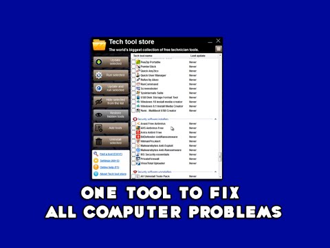 One Tool to Fix All Computer Problems