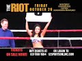 Riot Boxing Monterey Conference Center 10-26 commercial