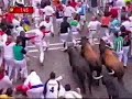 Running of the Bulls, Encierro 10 July, 2007 Pamplona, Spain Running of the Bulls, Encierro 10 July, 2007 Pamplona, Spain