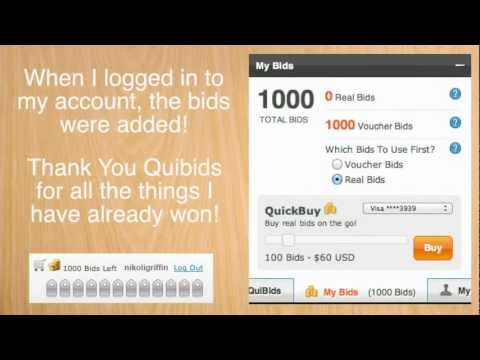 how to win bid vouchers on quibids