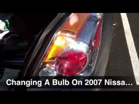 Replacing / Changing a Brake Light / Turn Signal / Tail Light On A 2002-2012 Nissan Altima Hybrid