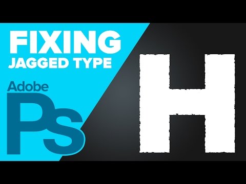 how to eliminate jagged edges in photoshop
