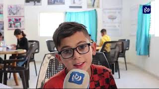 أطفال مخيم الزرقاء يعبرون عن رفضهم العدوان الإسرائيلي بطريقتهم الخاصة
