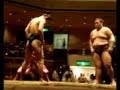 at ryogoku kokugikan early in the day. this is katie's vid.