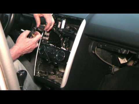 how to remove radio mercedes b class