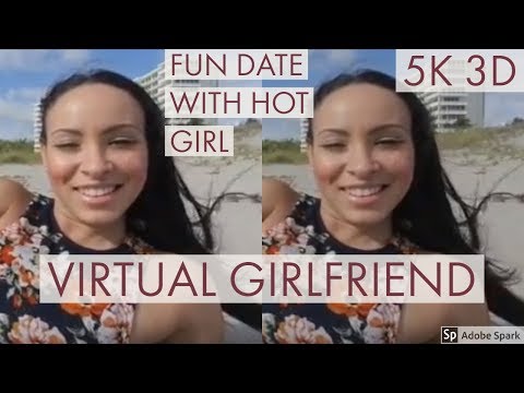 [5K 3D VR] Virtual Girlfriend Fun Date VR 180 PSVR Oculus Vive Cardboard