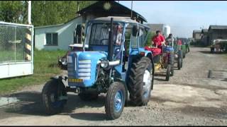 Pavlov obsadily historické zemědělské stroje