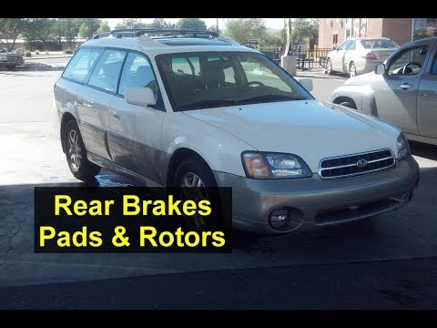 Rear brake pad and rotor replacement, Subaru Outback – Auto Repair Series