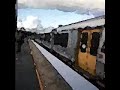 Watercoloured train passing Bowen Hills Station