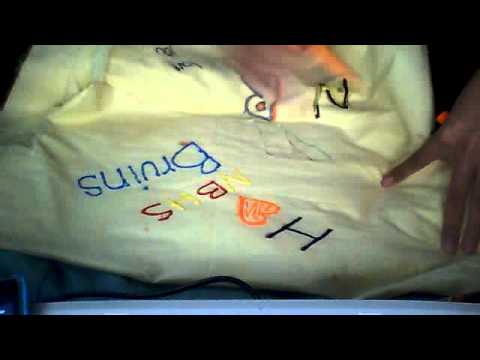 how to decorate a t shirt with fabric paint