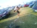 ein kumpel von mir beim with full force 2009 er war mächtig betrunken