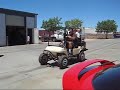 Golf Cart Wheelie; I Eat SHIT