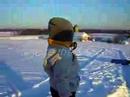 sledding with my godson