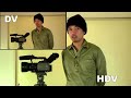 ビデオカメラの様々な機能。(HDV。DV。24P。30F)
