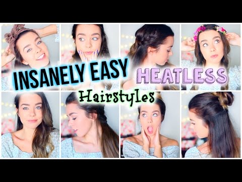 how to easy hairstyles for school