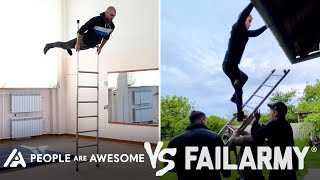 Wins & ﻿Fails On A Ladder  People Are Awesom