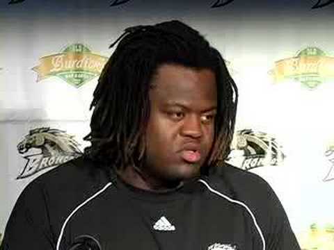 WMU Broncos offensive tackle James ...