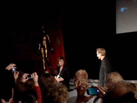 Susan Sarandon accepting the Stockholm Filmfestival Lifetime Achivement Award 2009