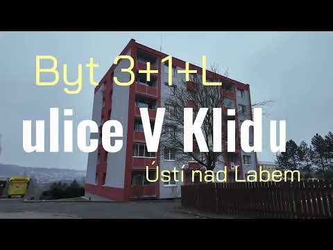 Video Prodej bytu o dispozici 3+1 s lodžií, 80 m2, ulice V Klidu - Severní Terasa, Ústí nad Labem