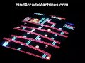 donkey kong playing through many levels. shows correct ladder technique on start stage.