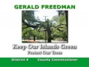 Gerald Freedman for County Commissioner