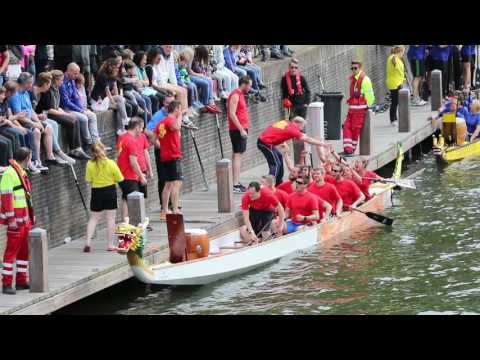 Drakenbootrace team 'Duikboot Enterprise', Gorinchem 2017