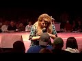 march 1, 2008 - lisa lampanelli at celebrity theater, phoenix, az. she's trying to teach this guy how to get some pussy tonight. the video was cut a little short because security made me stop filming.