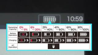 Checking the battery level