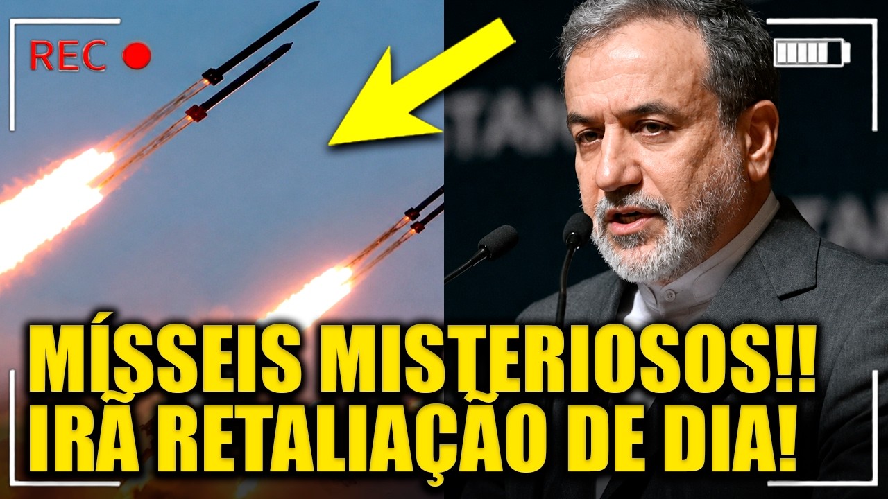 Irã RETALIA NA LUZ do dia com mísseis desconhecidos CONTRA OS EUA!!