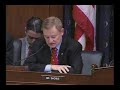 Congressman Bachus discusses the Federal Reserve Transparency Act during full committee hearing