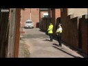 Police are searching three houses in Blackburn and one in Accrington after three men were arrested on suspicion of terror offences.