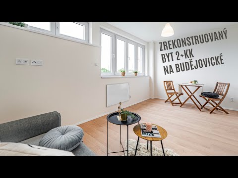 Video Byt 2+kk na metru Budějovická po kompletní rekonstrukci