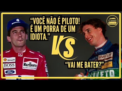 SENNA EXPLOSIVO: áudio inédito mostra briga com Eddie Irvine