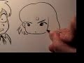How to Draw Chibi Faces, Six Different Ways
