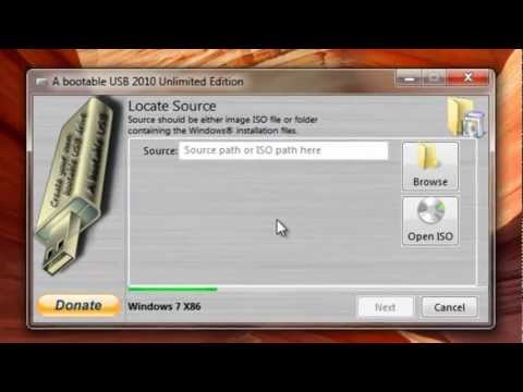 how to boot windows 7 by usb