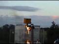 speed camera on fire