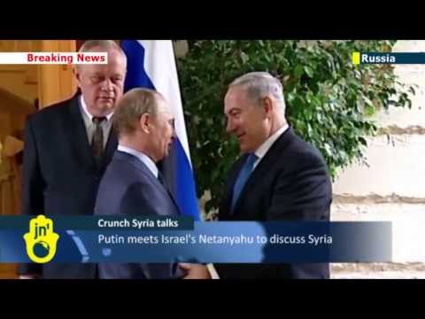 Netanyahu - Russian President Vladimir Putin meets Istaeli Prime Minister Benjamin Netanyahu for Syria talks.
