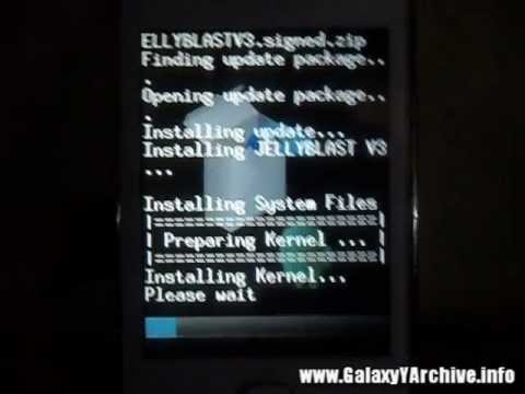 how to remove jellyblast on galaxy y