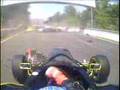 Nasty racecar crash in-car camera