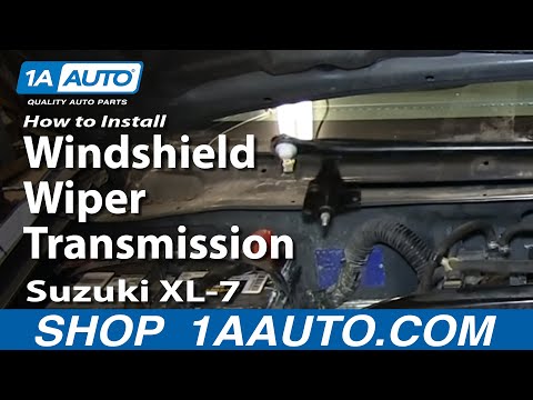 How To Install Replace Fix Windshield Wiper Transmission Linkage Suzuki XL-7