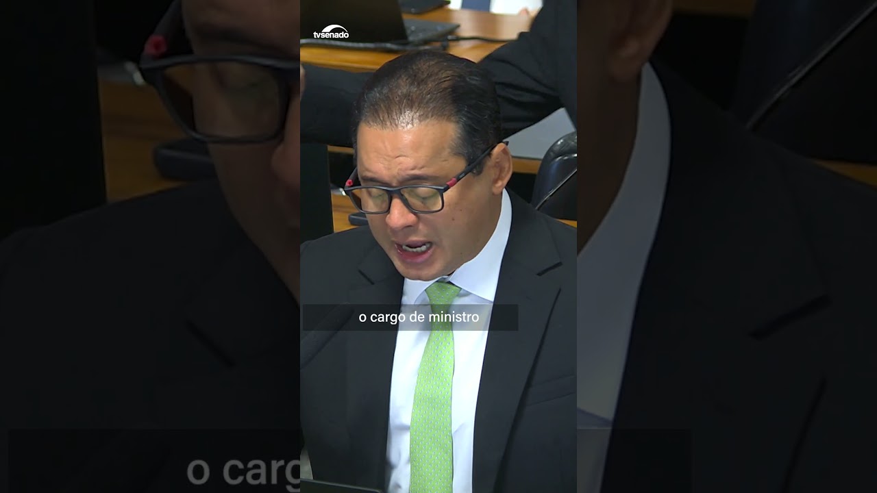 CCJ analisa indicação de Jorge Messias ao STF #Shorts