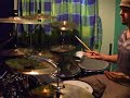 Seven stroke roll rudimental drumming.