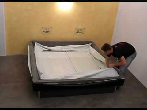 Anleitung: Wie baut man ein Wasserbett auf