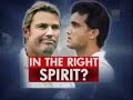 Ganguly cheats and Warne kicks his arse. Ganguly cheats and Warne kicks his arse.
