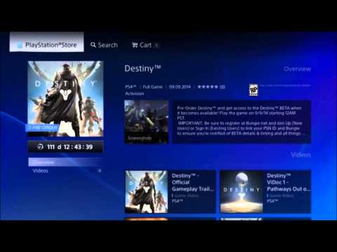 how to pre order ps4