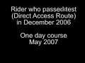 Riders on an advanced motorcycle course Riders on an advanced motorcycle course