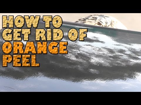 how to orange peel paint